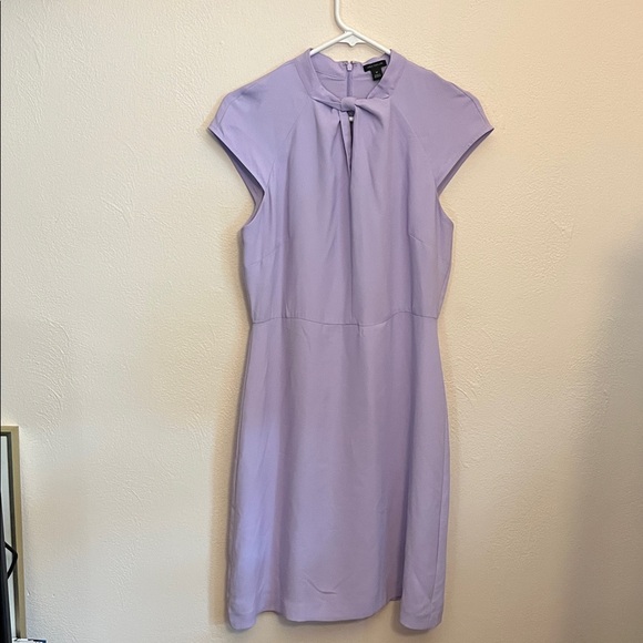 Ann Taylor Light Purple Midi Dress - Picture 1 of 3